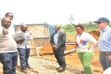 COFORWA and WaterAid Rwanda representatives visited various water infrastructures